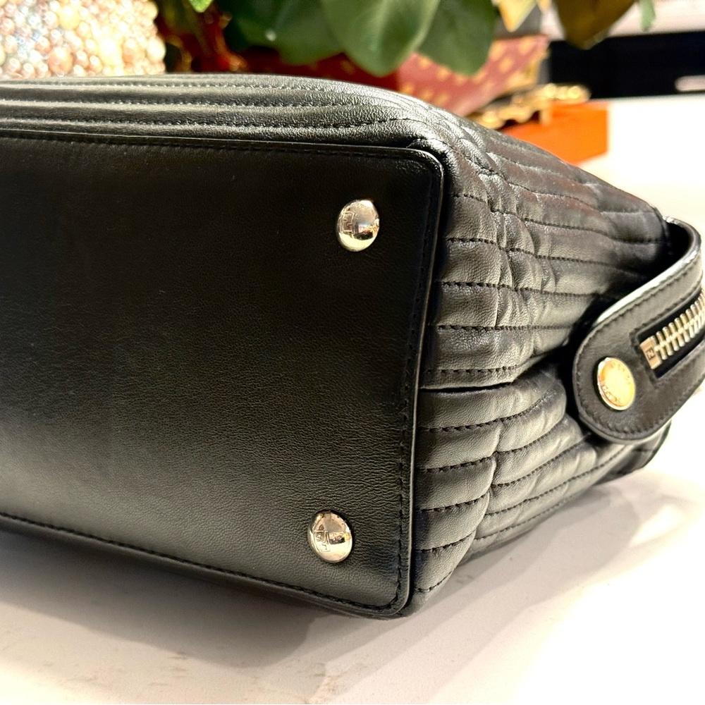 Fendi Dotcom Click Quilted Leather Shoulder Bag + Removable Clutch - Picture 8 of 16